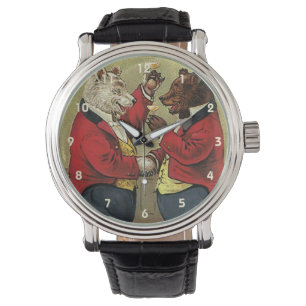 Montre Ours heureux, gais, dansants victoriens vintages