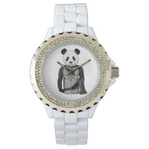 Montre Ours Panda Avec Marteau Viking