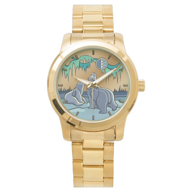 Montre Ours polaire Observateur Faune Art Ours Ours Montr (devant)