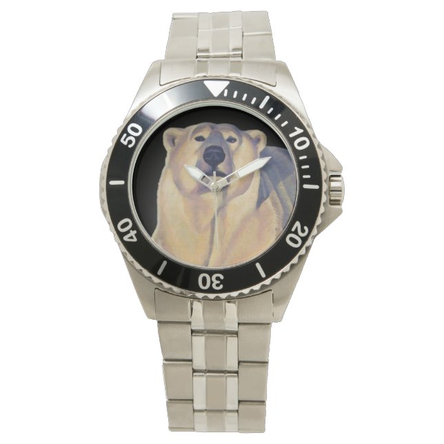 Montre Ours polaire Observateur Faune Art Ours Ours Montr (devant)