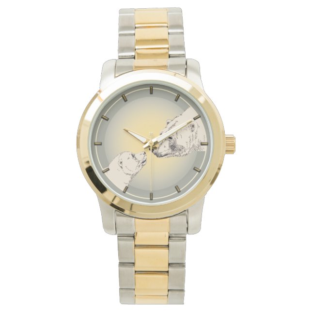 Montre Ours polaire Observateur Faune Art Ours Ours Montr (devant)
