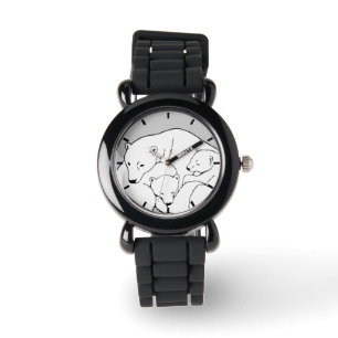 Montre Ours Polaire Observez Ours Faune Ours Cubs Regarde