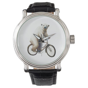 Montre Ours Polaire Sur Vélo