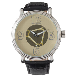 Montre Outil pour hommes Gold Wrench Car Mécanique