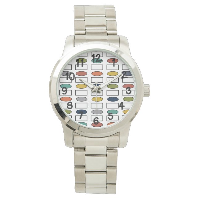 Montre Ovales et rectangles (devant)