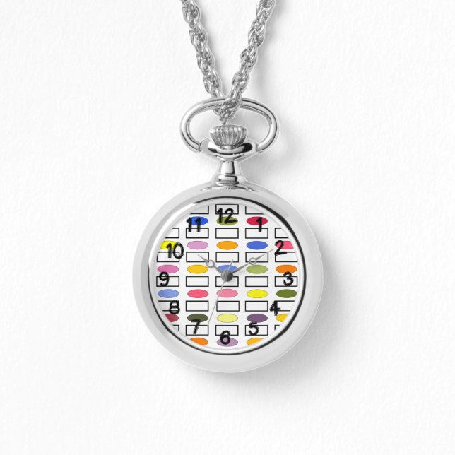 Montre Ovales et Rectangles - Jardin Fleur (Recto)