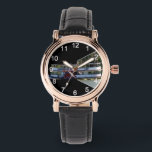 Montre Paddle vintage Steamer Popout Art,<br><div class="desc">Photo d'un vapeur à pagaie vintage qui sort de sa photo</div>