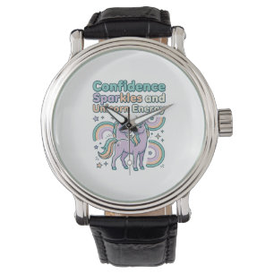 Montre Paillettes de Confiance de Licorne et Conception d