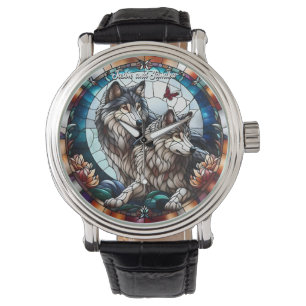 Montre Paire de loup à lunette en verre tendu