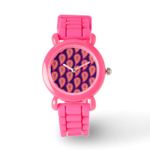 Montre Paisley coloré