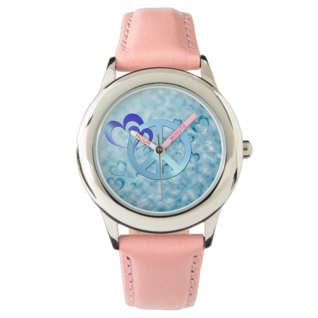 Montre Paix Bleue (devant)