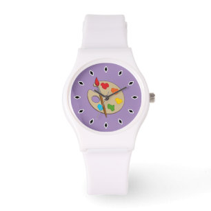 Montre Palette Artiste avec pinceau