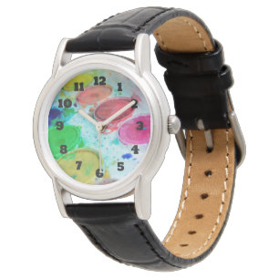 Montre Palette Peinture à aquarelle multicolore Artistes