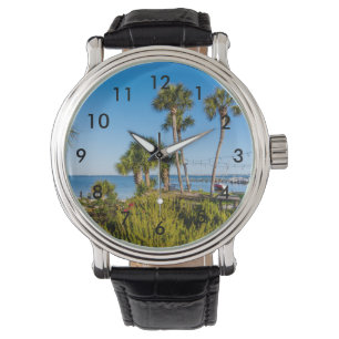 Montre Palm Trees Bayside Matin Montre-poignet