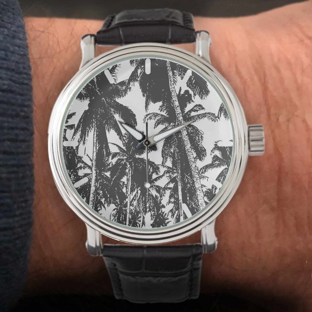 Montre Palmiers à la conception pointue (Créateur téléchargé)