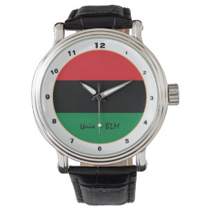 Montre Panafrican, Unia Drapeau Symbole de mode tendance