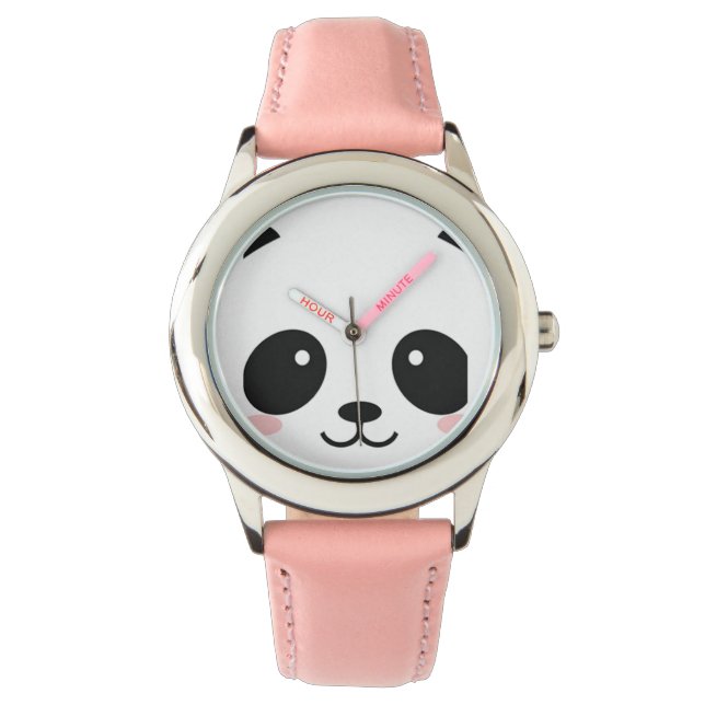 Montre Panda à visage joyeux (devant)
