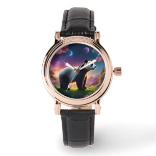 Montre Panda dans un jardin d'Imaginaires