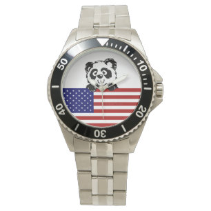 Montre Panda patriotique