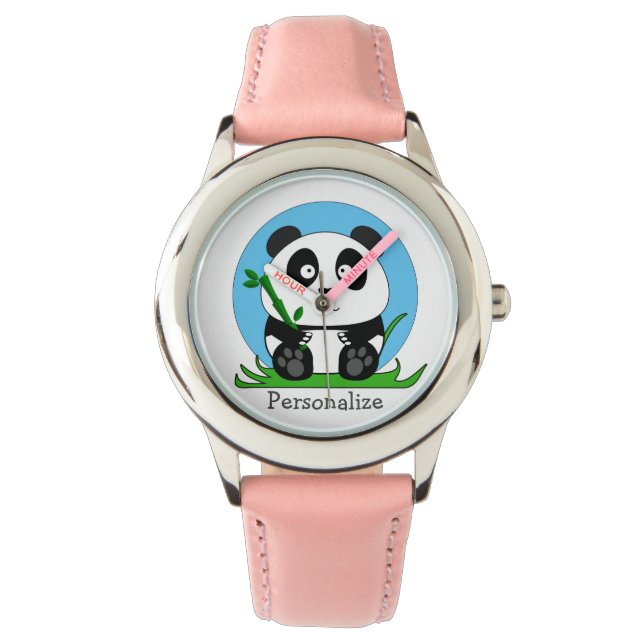 Montre Panda Personnalisé Mignon (devant)