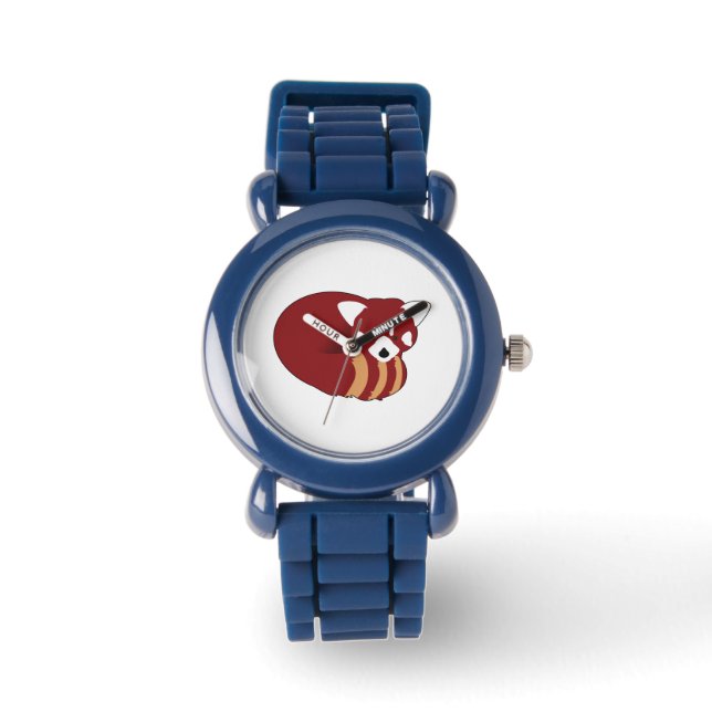 Montre Panda rouge (Recto)
