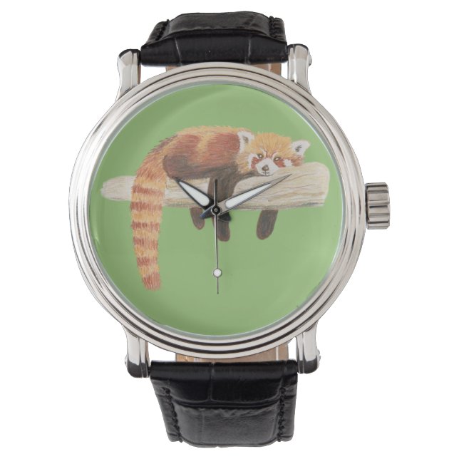 Montre Panda rouge (devant)