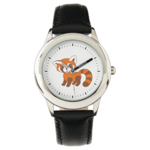 Montre Panda rouge mignonne