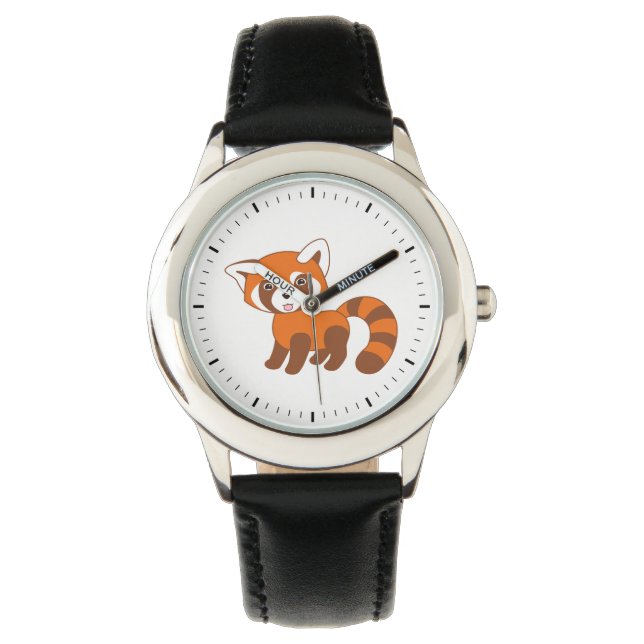 Montre Panda rouge mignonne (devant)