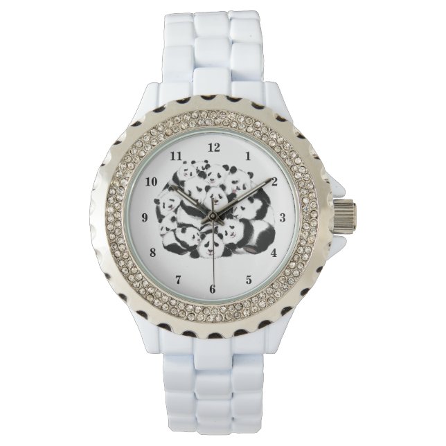 Montre Panda Watch Gift Happy Family - Hug (devant)