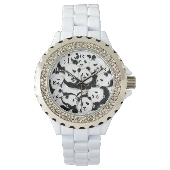 Montre Pandas Regarder Cadeau Bonne Famille (devant)