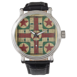 Montre Panneau antique de jeu de Parcheesi par le