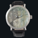 Montre Panneau de jardin avec Feuilles, fleurs et herbe<br><div class="desc">Un agréable panneau de jardin avec des feuilles, des fleurs et de l'herbe dans un croquis abstrait. Le mélange des couleurs attire l'oeil, avec beaucoup de choses dans le tableau. Un bon début de conversation qui pourrait trouver un endroit de bienvenue sur votre mur !</div>