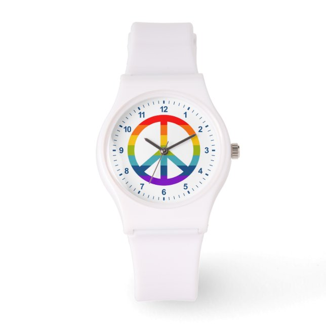 Montre Panneau de paix Rainbow (Recto)