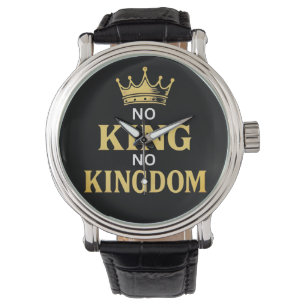 Montre Panneau de protestation sans rois vertical 2025
