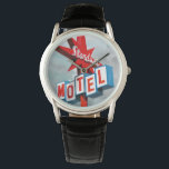Montre Panneau du Motel Stardust<br><div class="desc">Signe Motel Stardust Artiste : Naomi McCavitt</div>