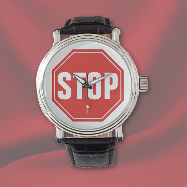 Montre Panneau STOP (Créateur téléchargé)