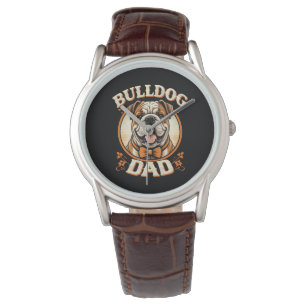 Montre Papa Bouledogue – Cute Vintage Bouledogue Fête des