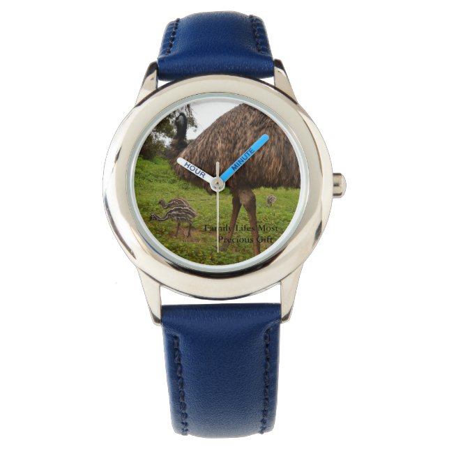 Montre Papa Et Bébé Emus Se Promènent, (devant)