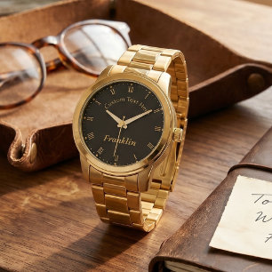 Montre Papa Personnalisée Minimaliste Moderne en A