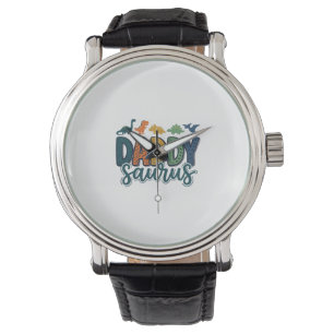 Montre Papa Saurus Mignon Dinosaure Papa Conception de Ve