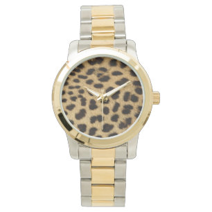 Montre Papier à fourrure Cheetah