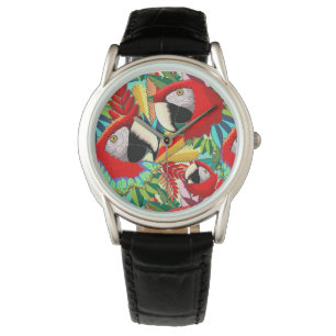 Montre Papier de perroquet Macaw