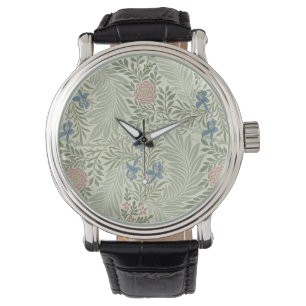 Montre Papier peint floral de Larkspur de William Morris