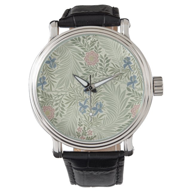 Montre Papier peint floral de Larkspur de William Morris (devant)