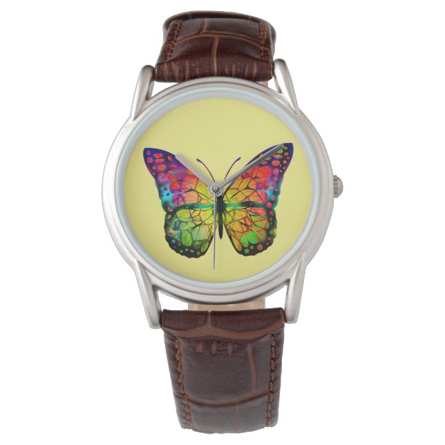 MONTRE PAPILLON ABSTRAIT (devant)