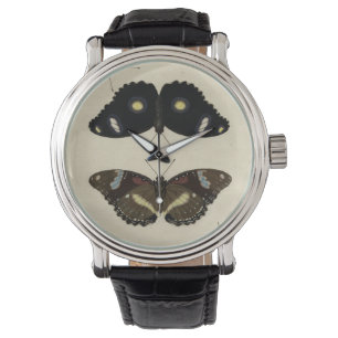 Montre Papillon coloré Medley sur Arrière - plan de crème