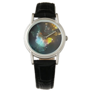 Montre Papillon lumineux et papillons de nuit