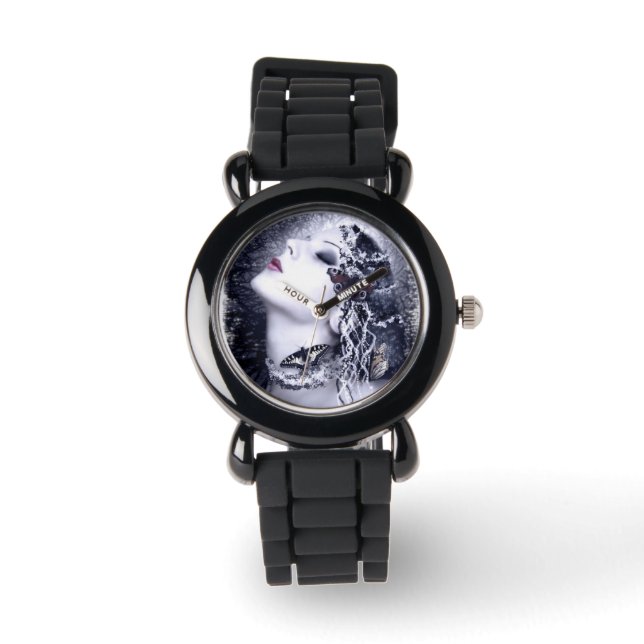 Montre Papillon plat Art original (Recto)