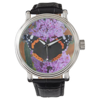 Montre Papillon Vanessa atalanta