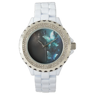 Montre Papillons de nuit à la menthe